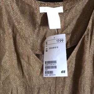 NWT H&M thin strapped tank top